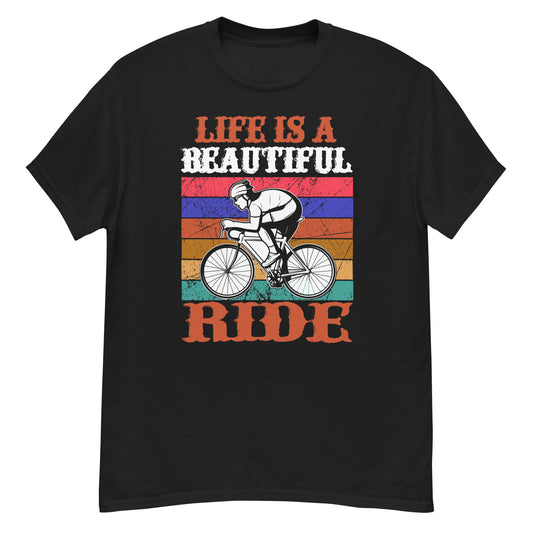 Men's classic tee LIFE IS A BEAUTIFUL RIDE