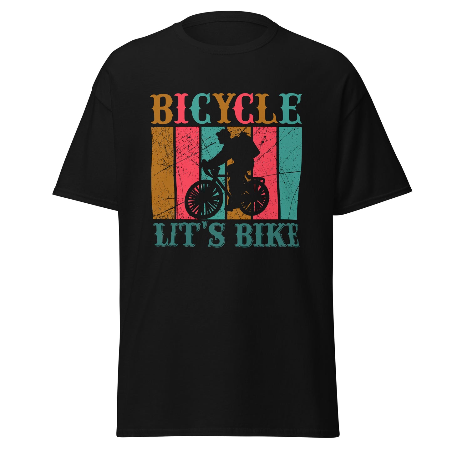 Мъжка класическа тениска BICYCLE LET'S BIKE