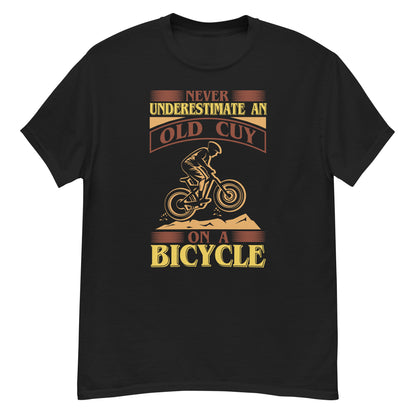 Мъжка класическа тениска OLD GUY ON A BICYCLE