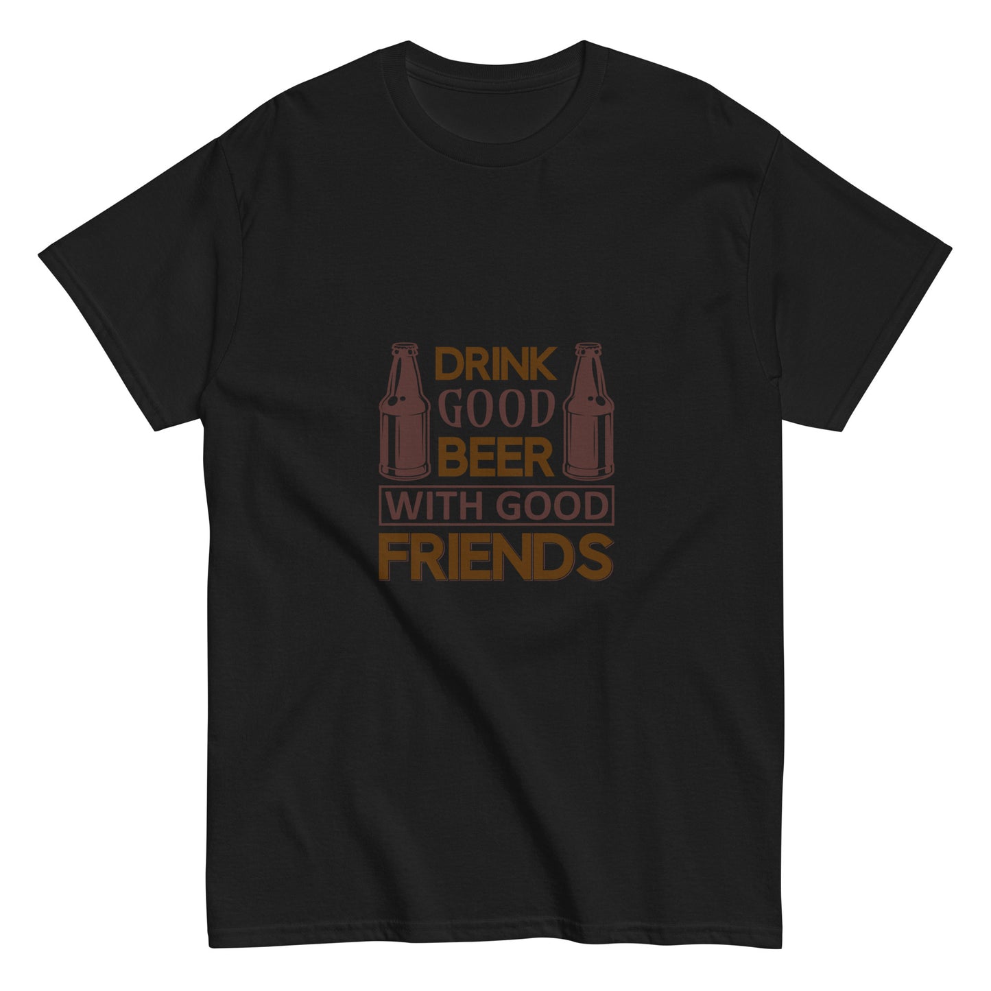 Camiseta clásica hombre DRINK GOOD BEER