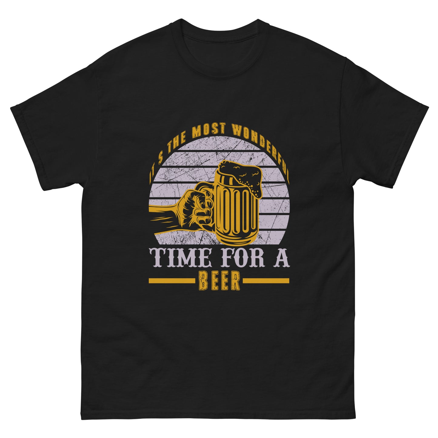 Camiseta clásica hombre HORA DE UNA CERVEZA