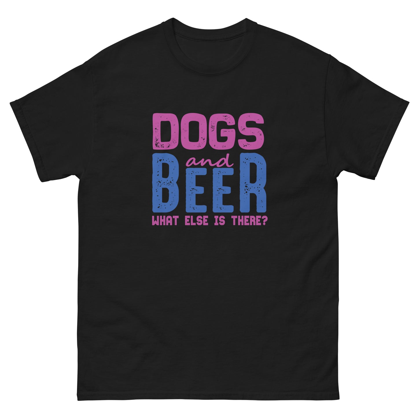 Men's classic tee DOG AND BEER