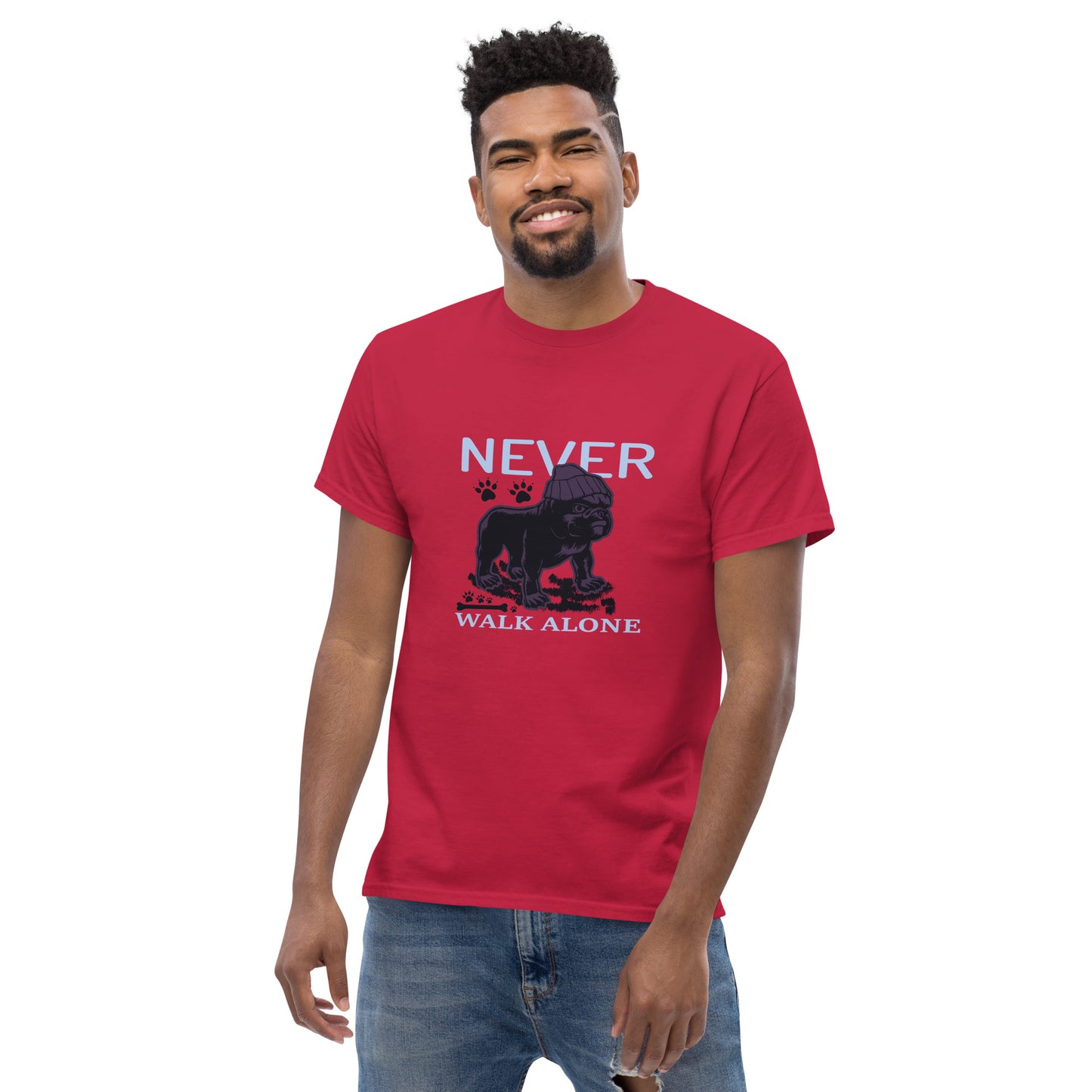 Camiseta clásica hombre NEVER WALK ALONE