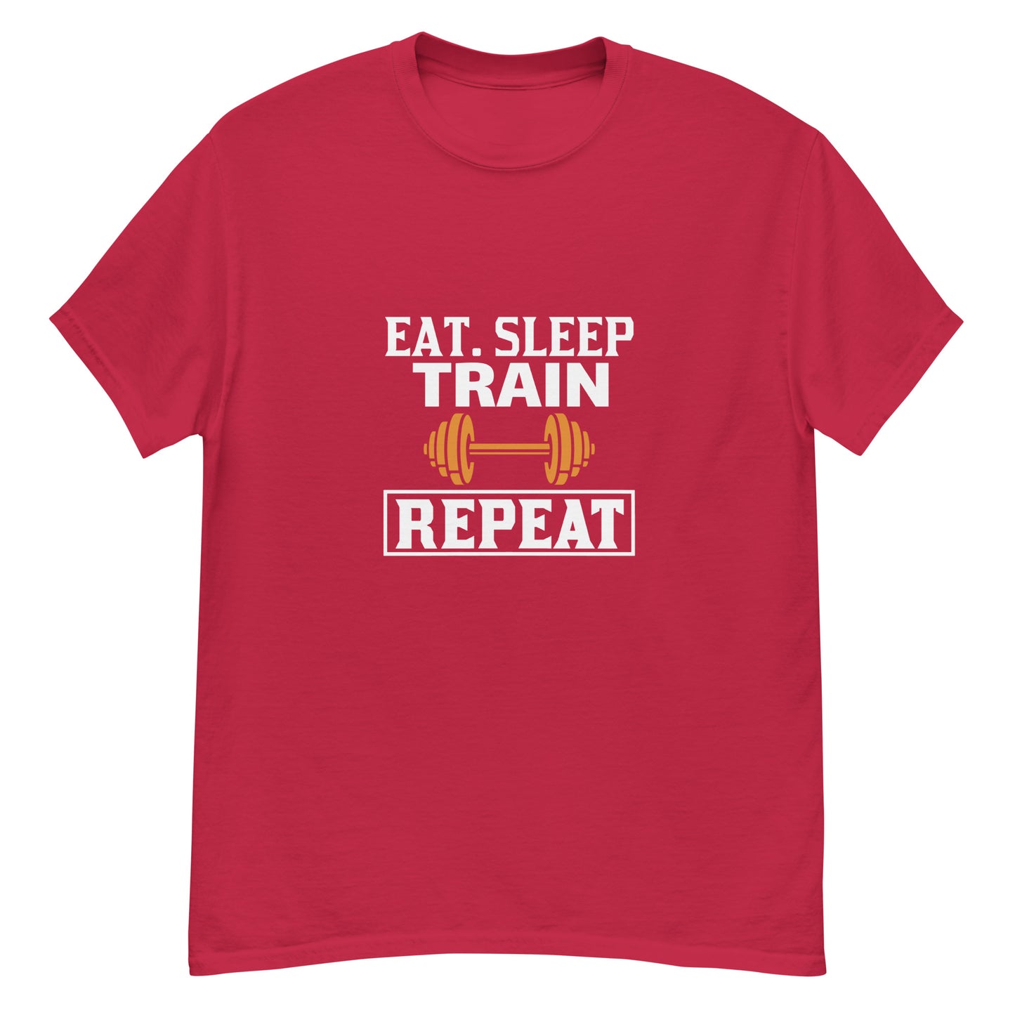 Camiseta clásica hombre EAT SLEEP TRAIN REPEAT