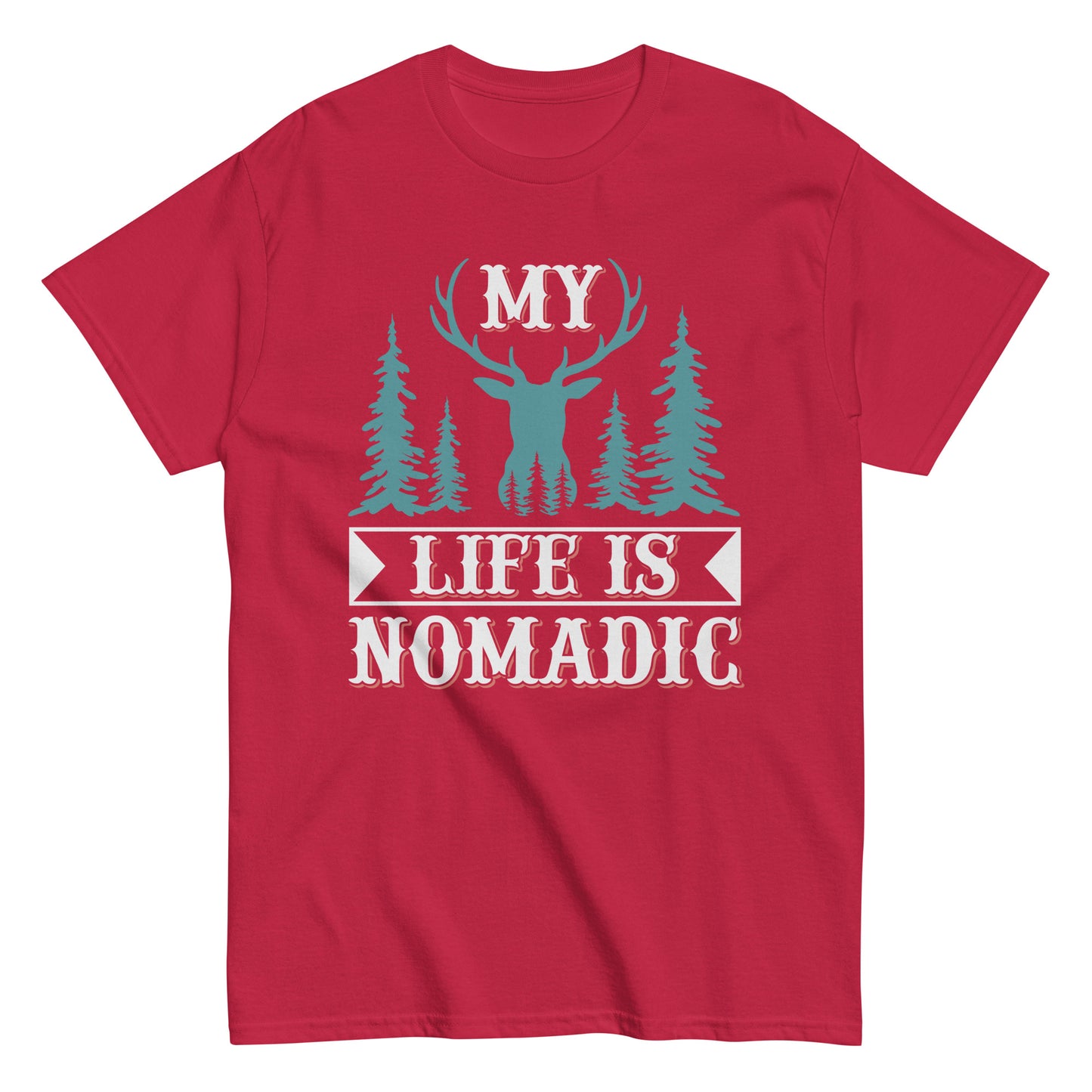 Camiseta clásica hombre MI VIDA ES NOMADIC