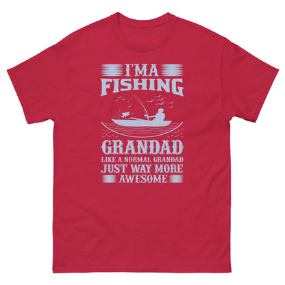 Мъжка класическа тениска FISHING GRANDAD