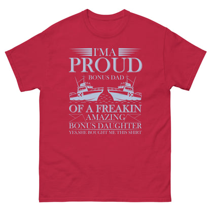 Мъжка класическа тениска I'M A PROUD DAD