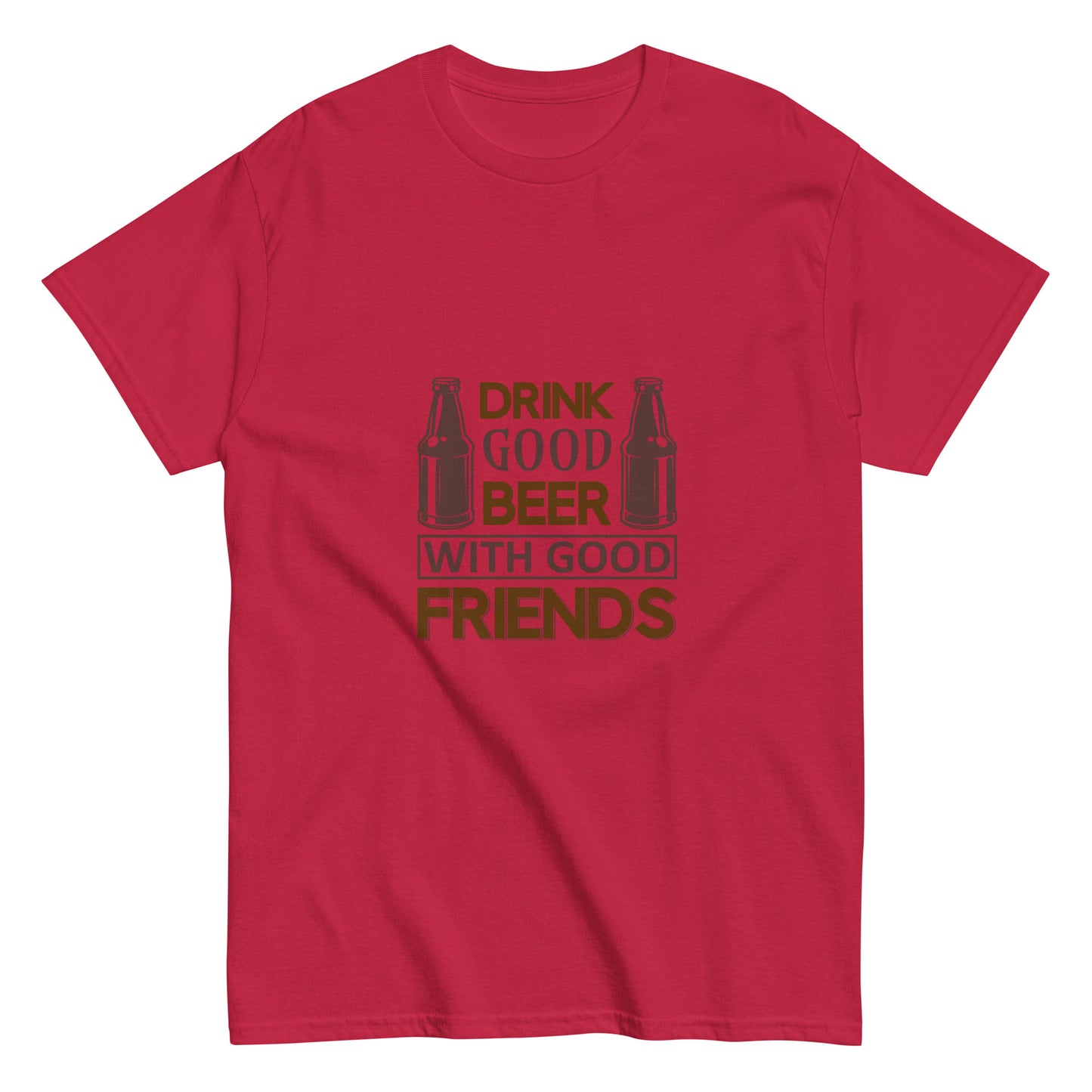 Camiseta clásica hombre DRINK GOOD BEER