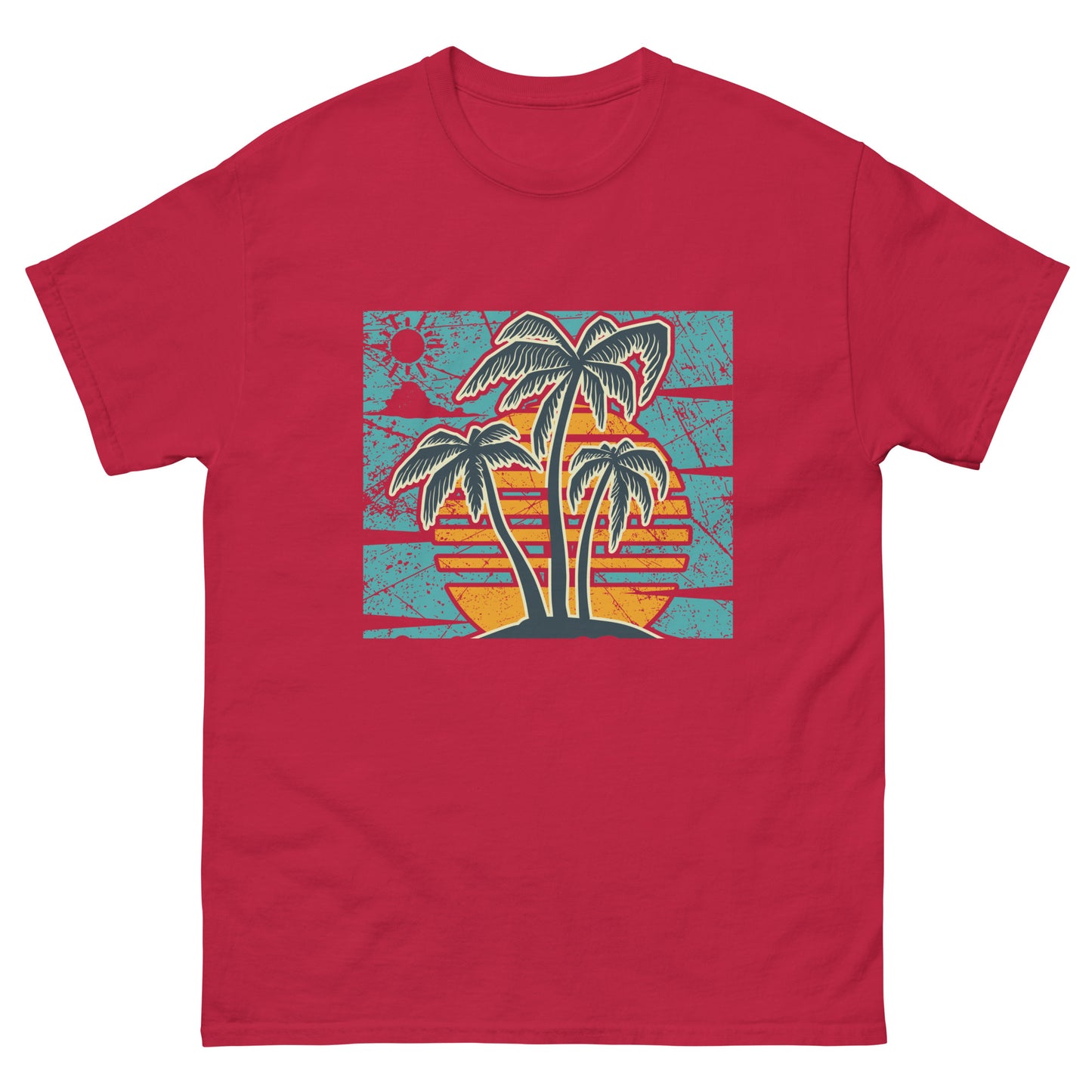 Men's classic tee PALMS AND SUNSET