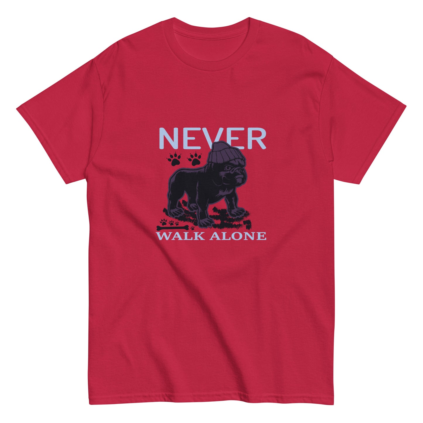 Camiseta clásica hombre NEVER WALK ALONE