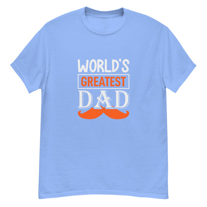 Класическа мъжка тениска WORLD'S GREATEST DAD