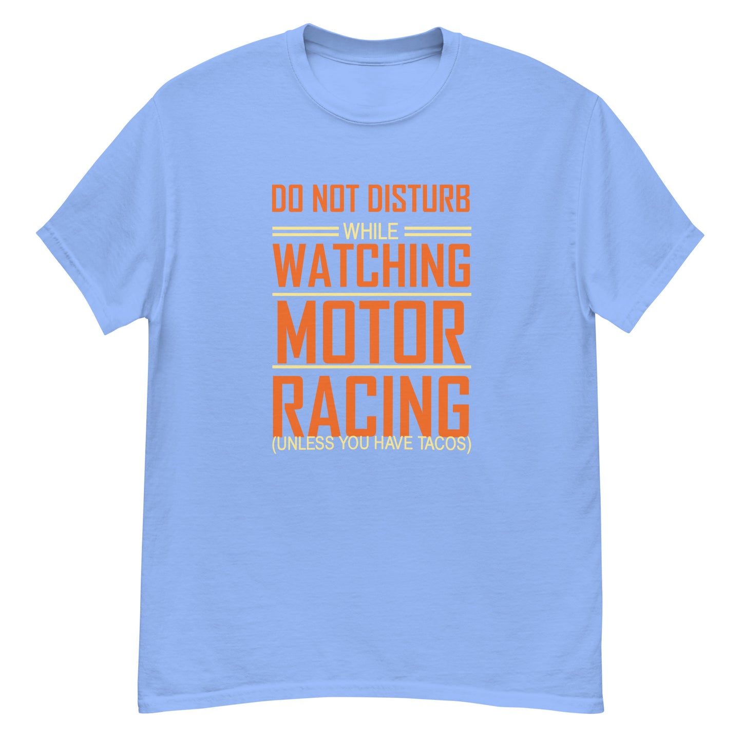 Men's classic tee WATCHING MOTOR RACING