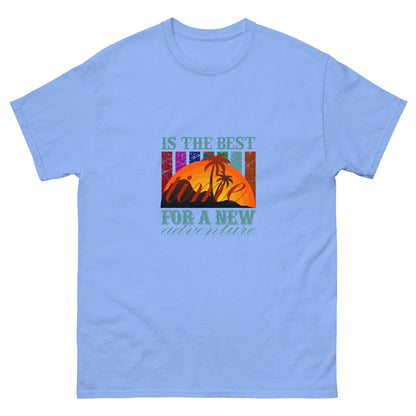 Мъжка класическа тениска ВРЕМЕ ЗА НОВО ПРИКЛЮЧЕНИЕ