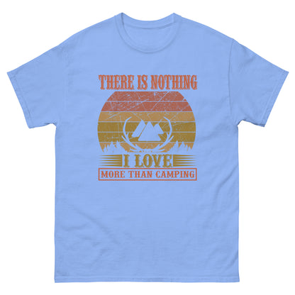 Мъжка класическа тениска НИЩО НЕ ОБИЧАМ ПОВЕЧЕ ОТ КЪМПИНГА