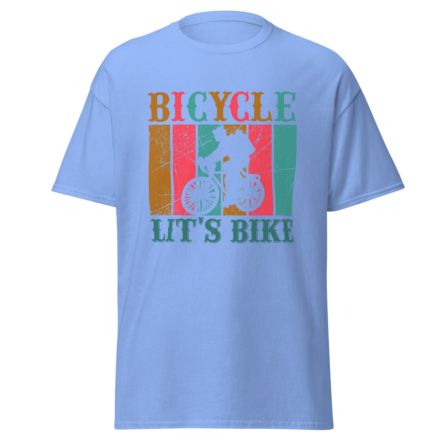 Мъжка класическа тениска BICYCLE LET'S BIKE