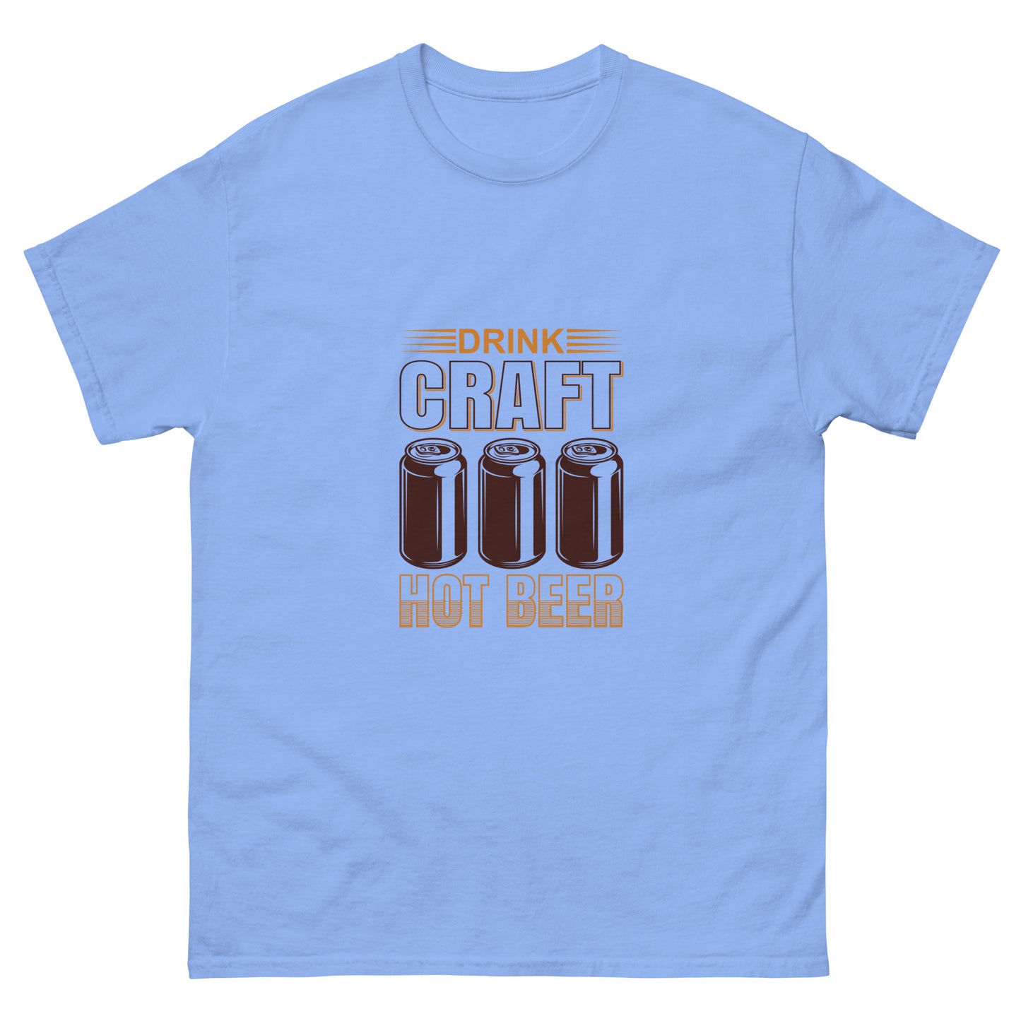 Camiseta clásica hombre DRINK CRAFT HOT BEER