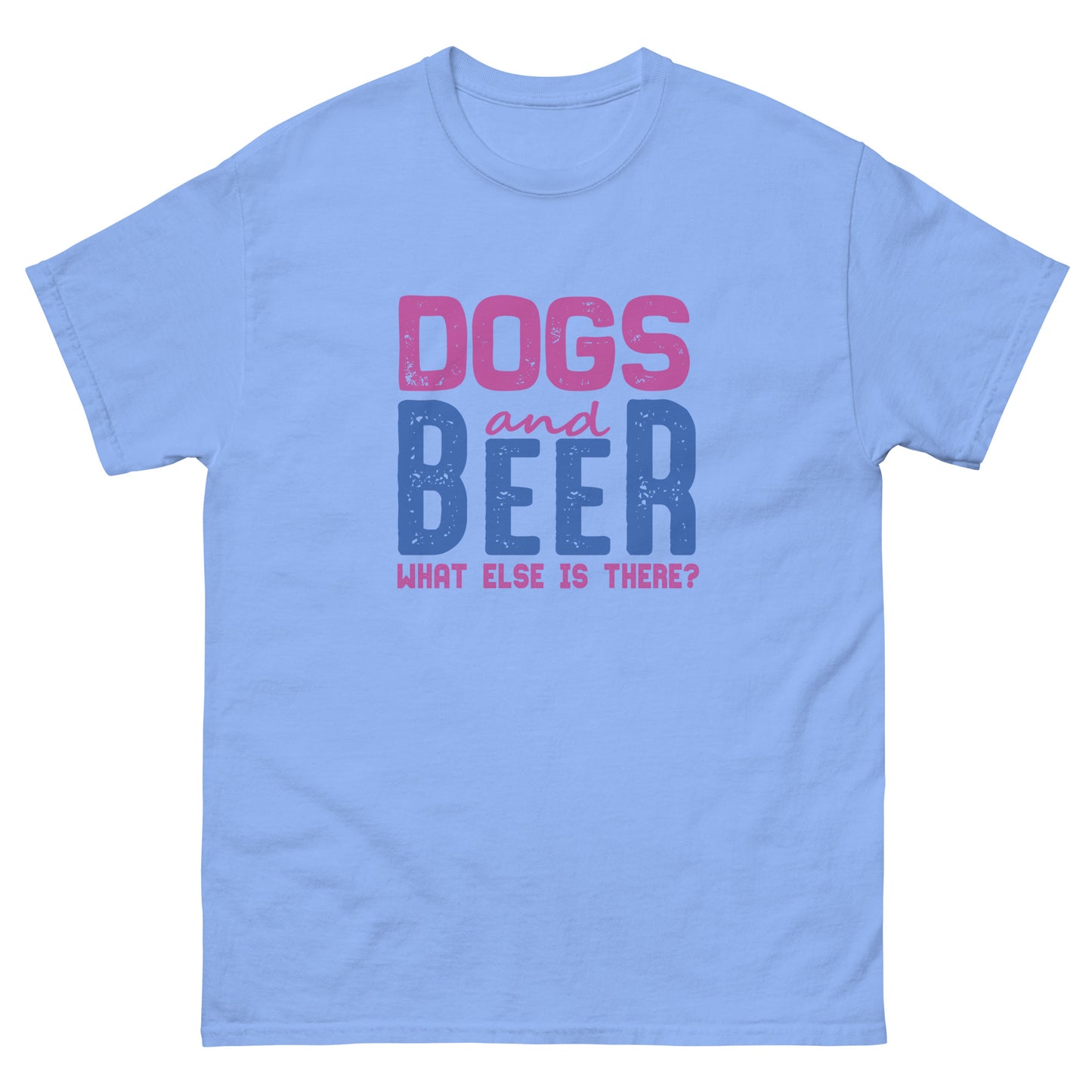 Men's classic tee DOG AND BEER