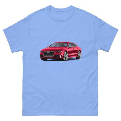 Мъжка класическа тениска RED CAR AUDI