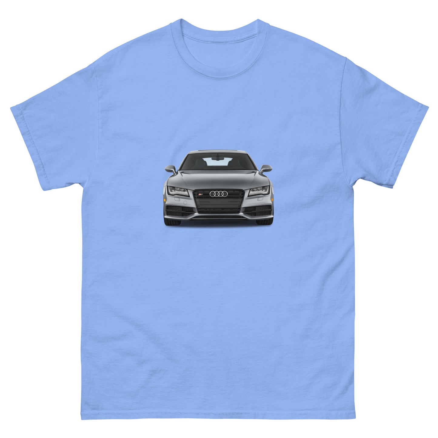 Camiseta clásica hombre COCHE AUDI GRIS