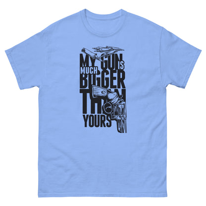 Мъжка класическа тениска MY GUN IS MUCH BIGGER