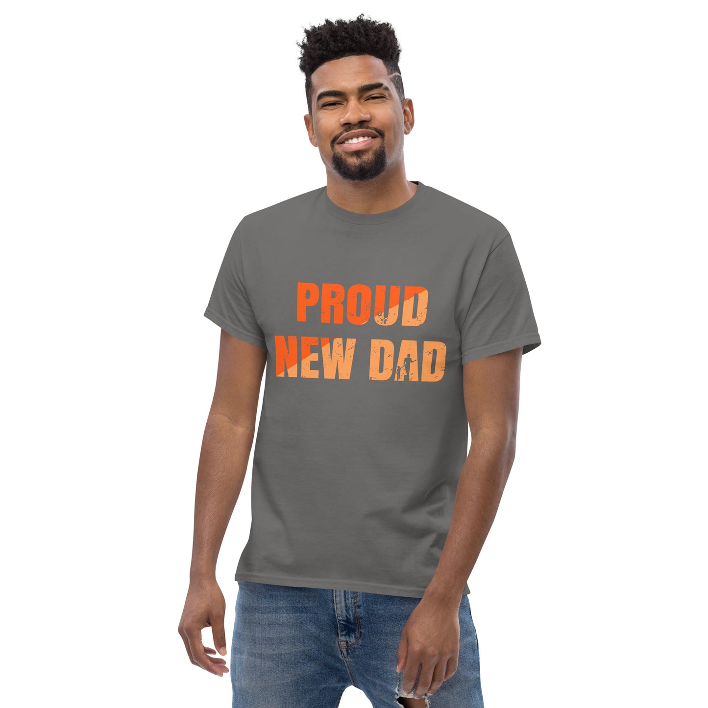 Camiseta clásica de hombre ORGULLOSO NUEVO PAPÁ