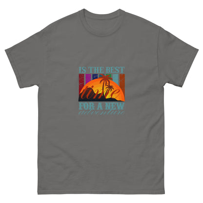 Мъжка класическа тениска ВРЕМЕ ЗА НОВО ПРИКЛЮЧЕНИЕ