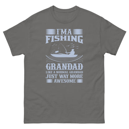 Мъжка класическа тениска FISHING GRANDAD