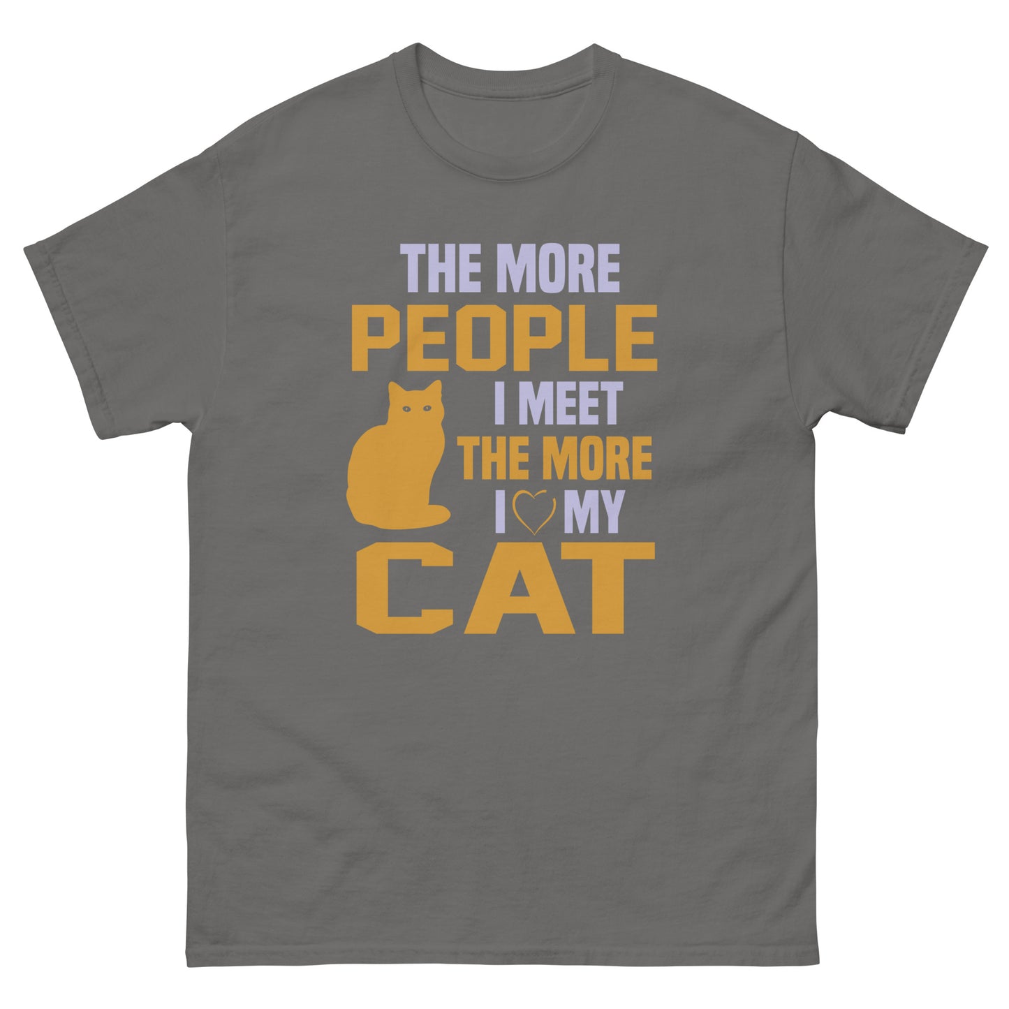 Camiseta clásica hombre I LOVE MY CAT