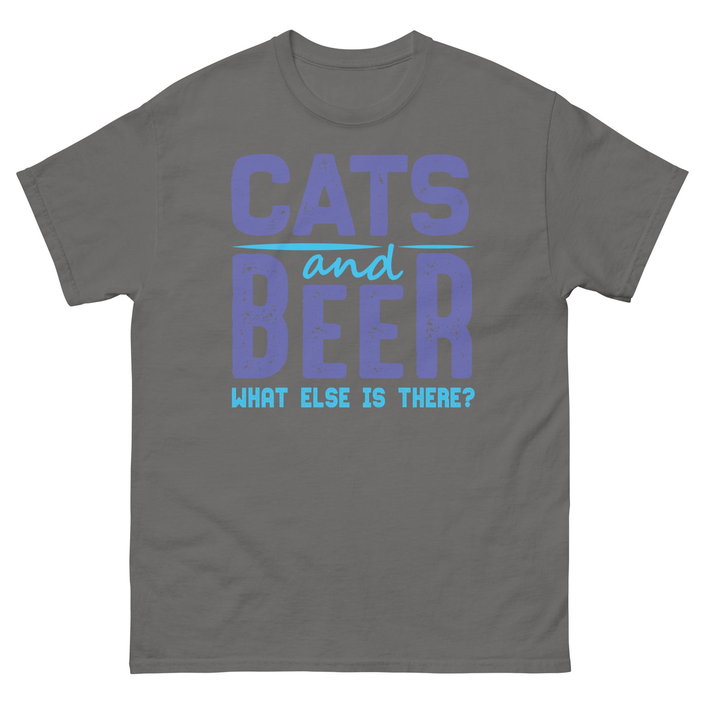 Camiseta clásica hombre GATOS Y CERVEZA