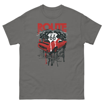 Мъжка класическа тениска ROUTE 66 ART