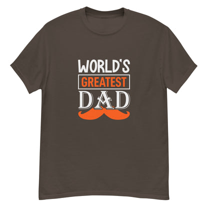 Класическа мъжка тениска WORLD'S GREATEST DAD