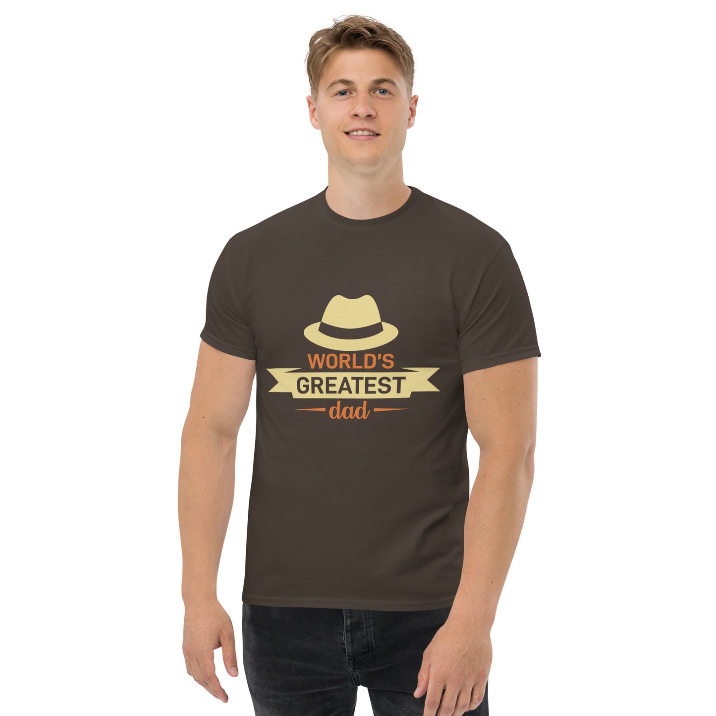 Camiseta clásica para hombre WORLD GREATEST DAD