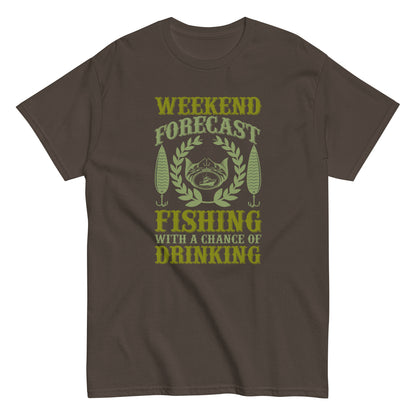 Мъжка класическа тениска WEEKEND FORECAST FISHING