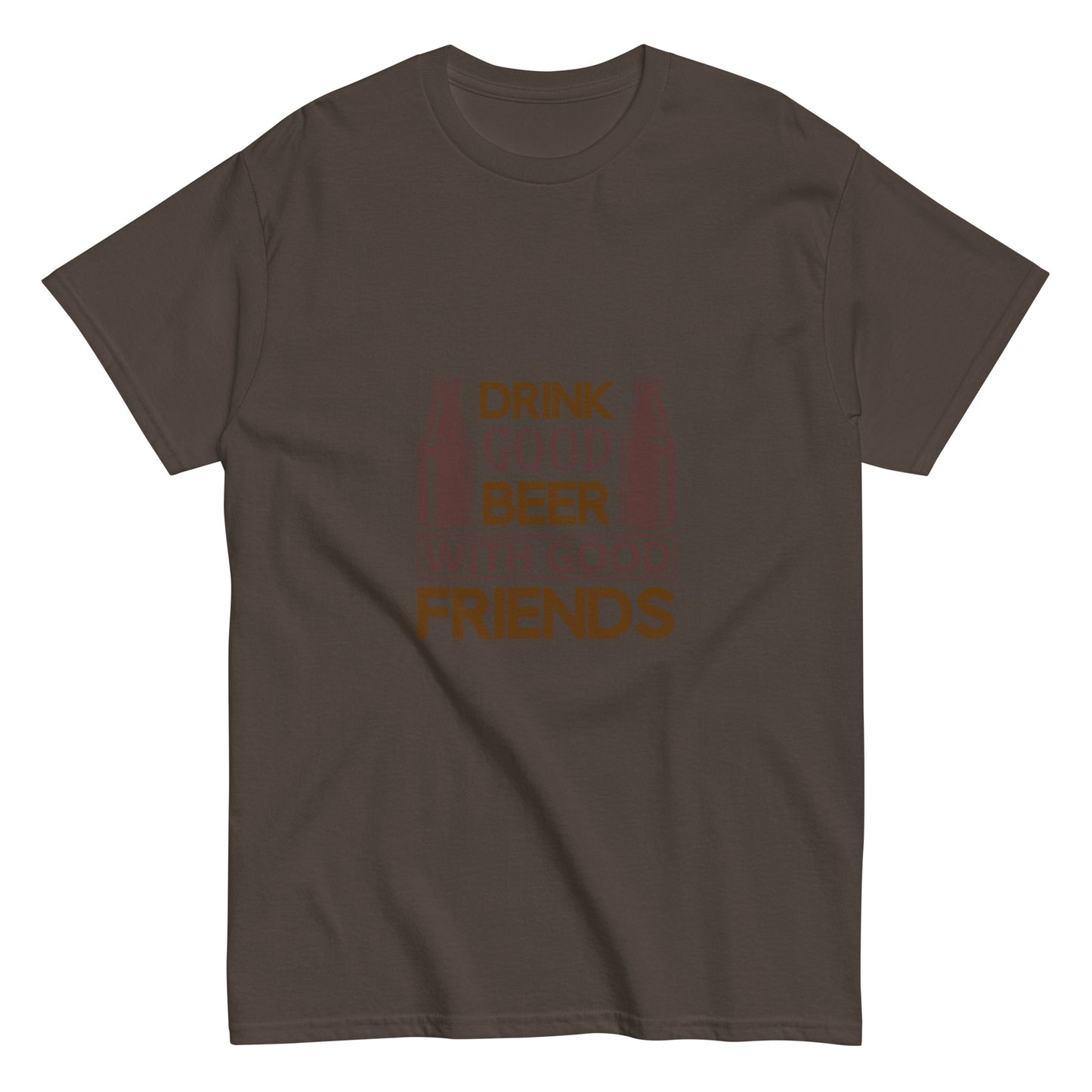 Camiseta clásica hombre DRINK GOOD BEER