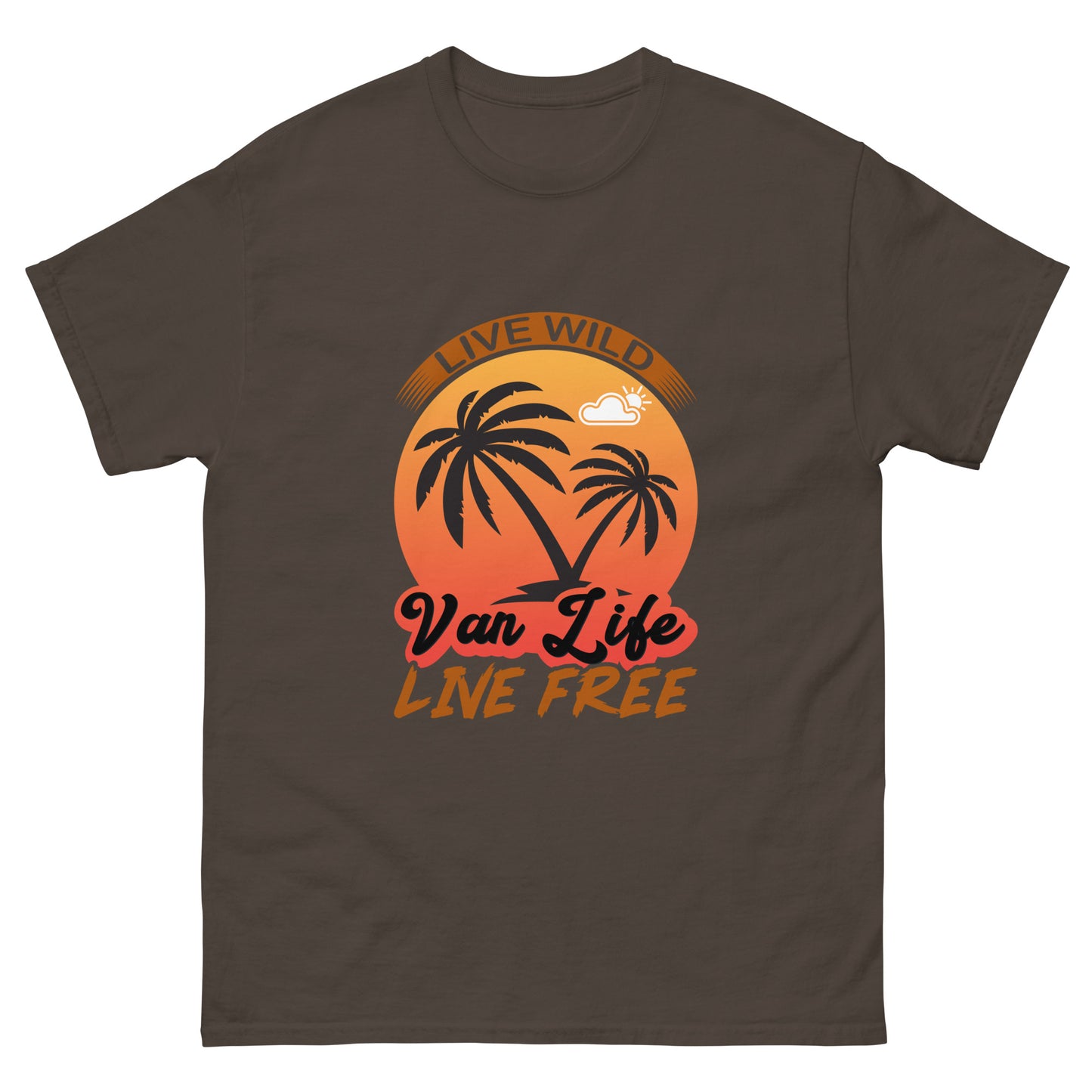 Men's classic tee LIVE WILD