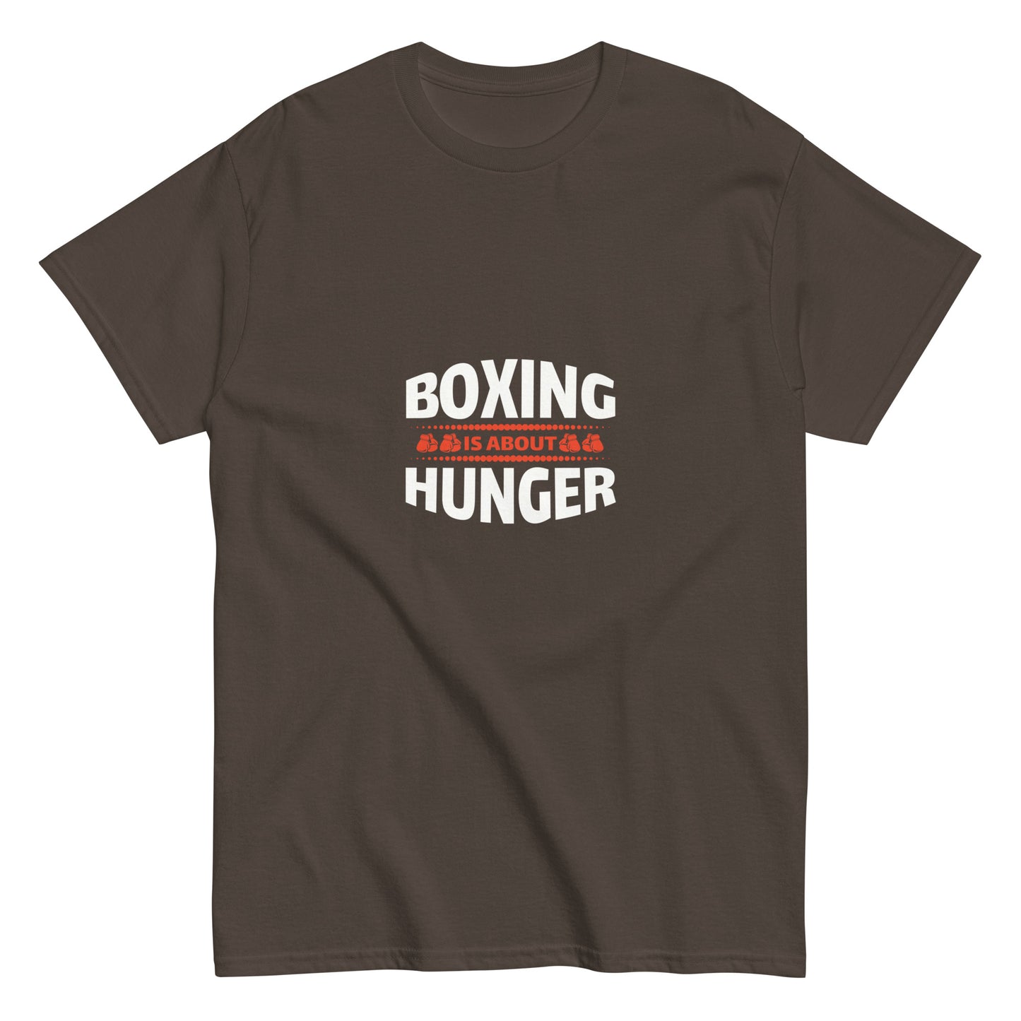 Camiseta clásica hombre EL BOXEO SE TRATA DEL HAMBRE