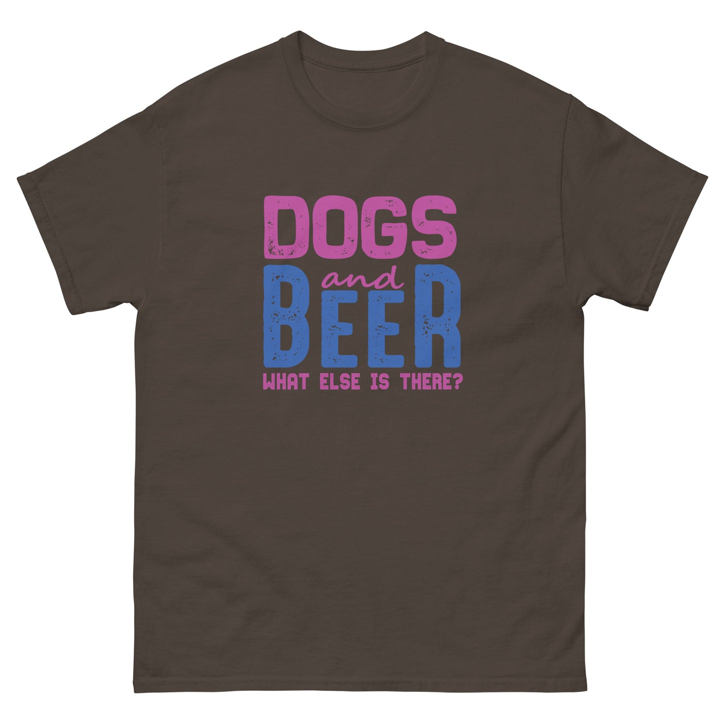 Camiseta clásica hombre PERRO Y CERVEZA