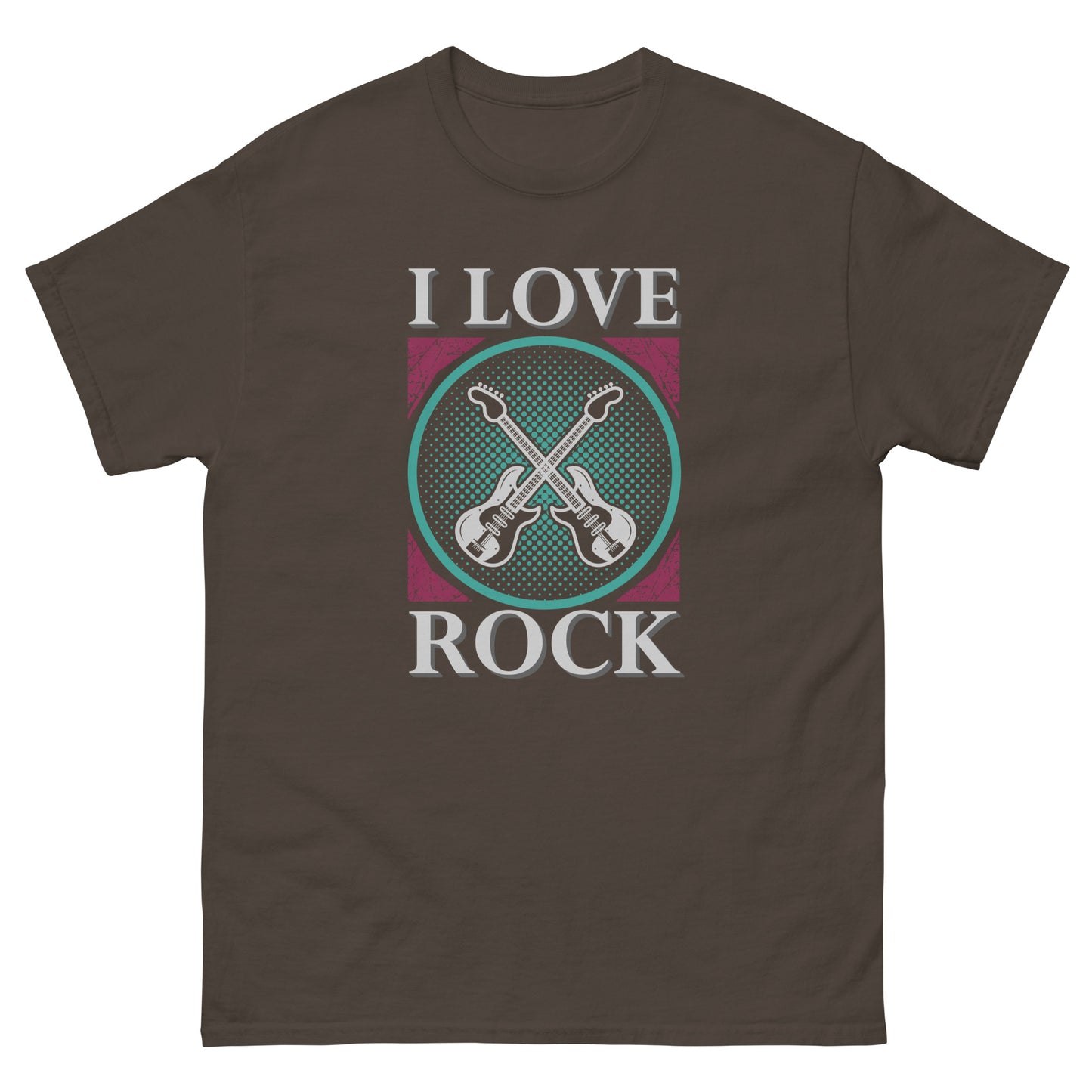 Camiseta clásica hombre I LOVE ROCK