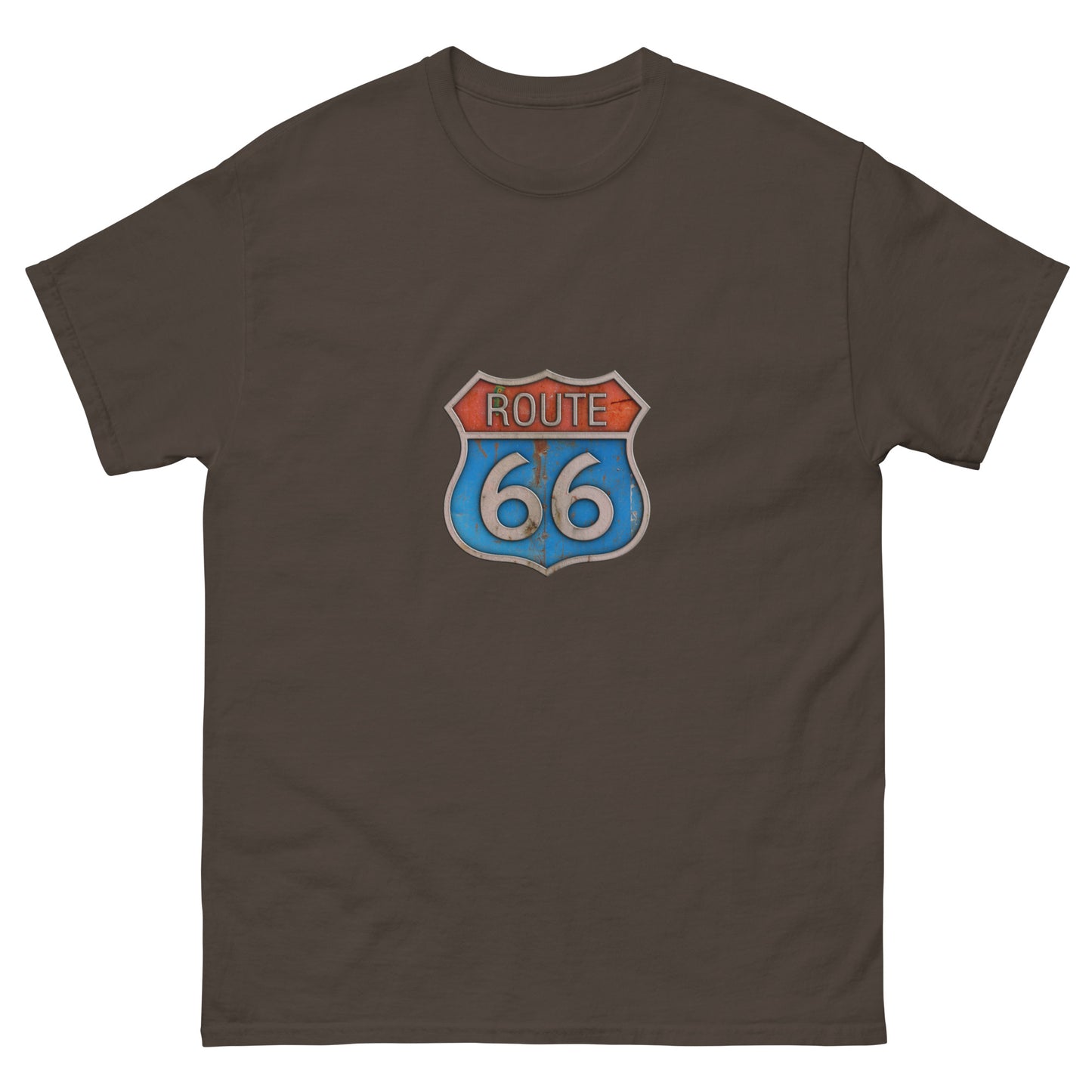 Camiseta clásica hombre RUTA 66 COLORIDA