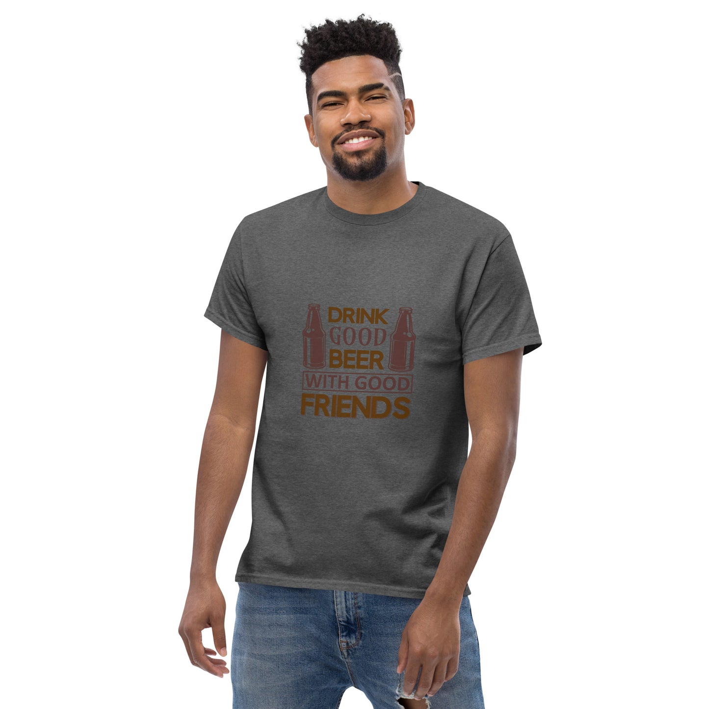 Men's classic tee DRINK GOOD BEER