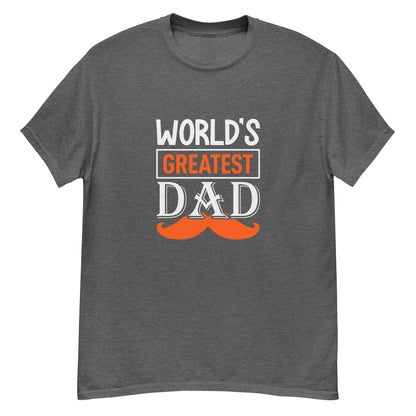 Класическа мъжка тениска WORLD'S GREATEST DAD