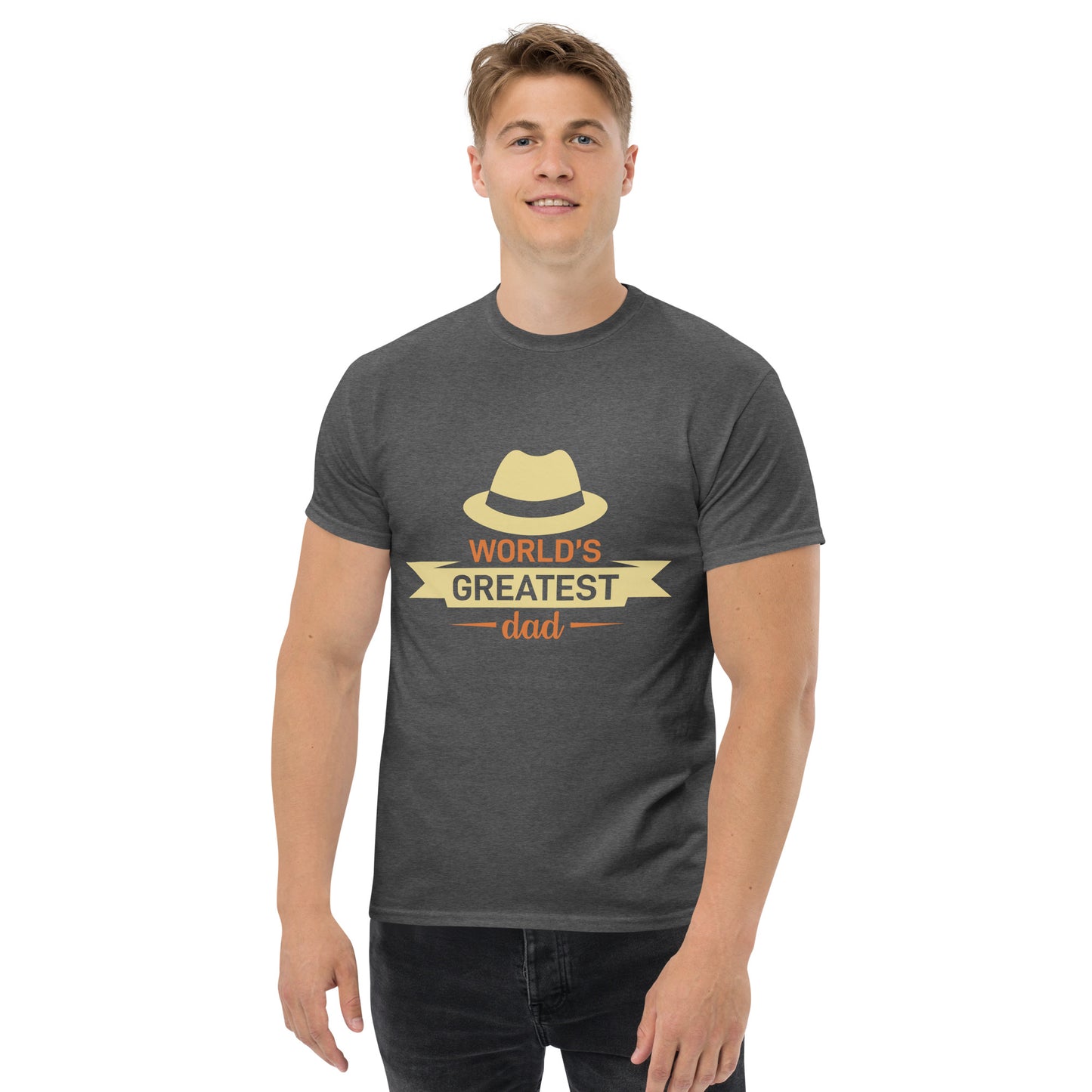 Camiseta clásica para hombre WORLD GREATEST DAD