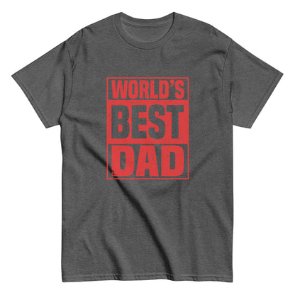 Мъжка класическа тениска WORLD'S BEST DAD