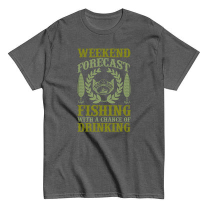Мъжка класическа тениска WEEKEND FORECAST FISHING