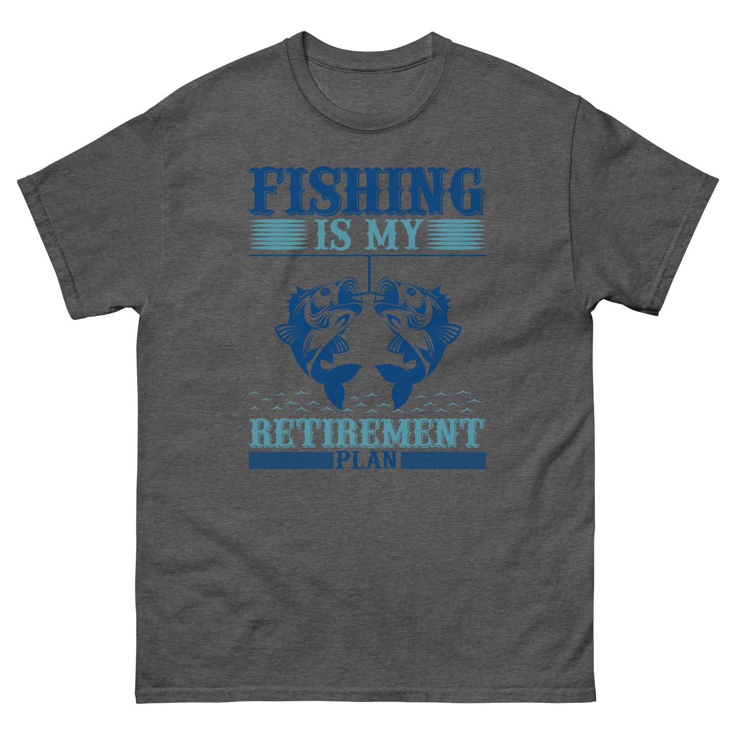 Camiseta clásica hombre LA PESCA ES MI PLAN DE JUBILACIÓN