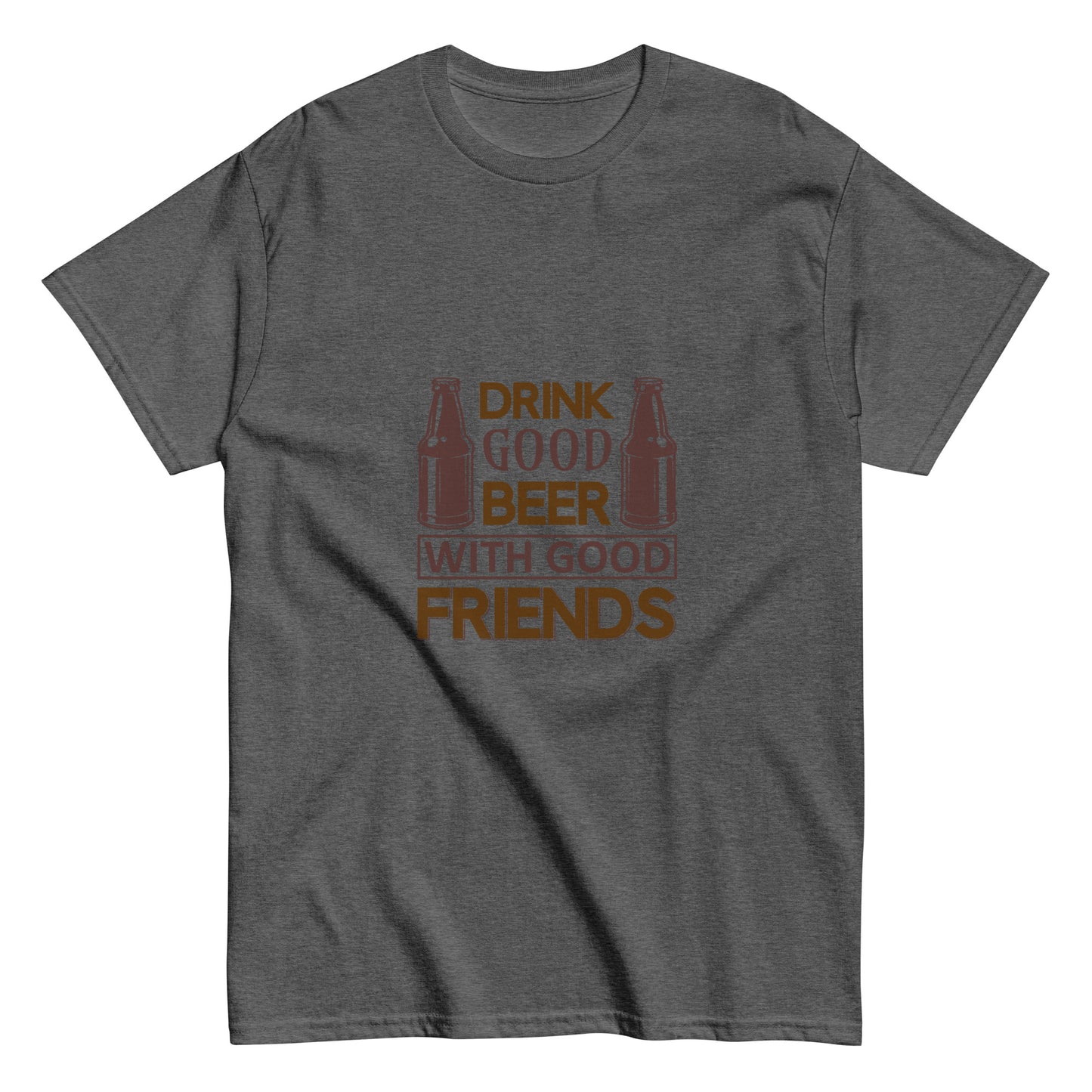 Camiseta clásica hombre DRINK GOOD BEER