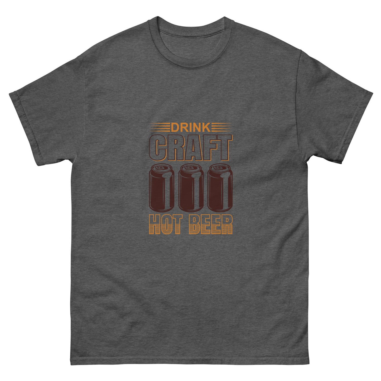 Camiseta clásica hombre DRINK CRAFT HOT BEER