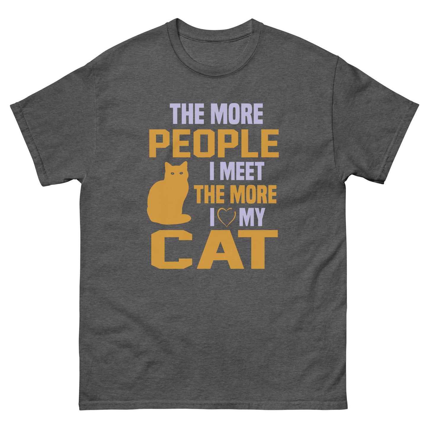 Camiseta clásica hombre I LOVE MY CAT