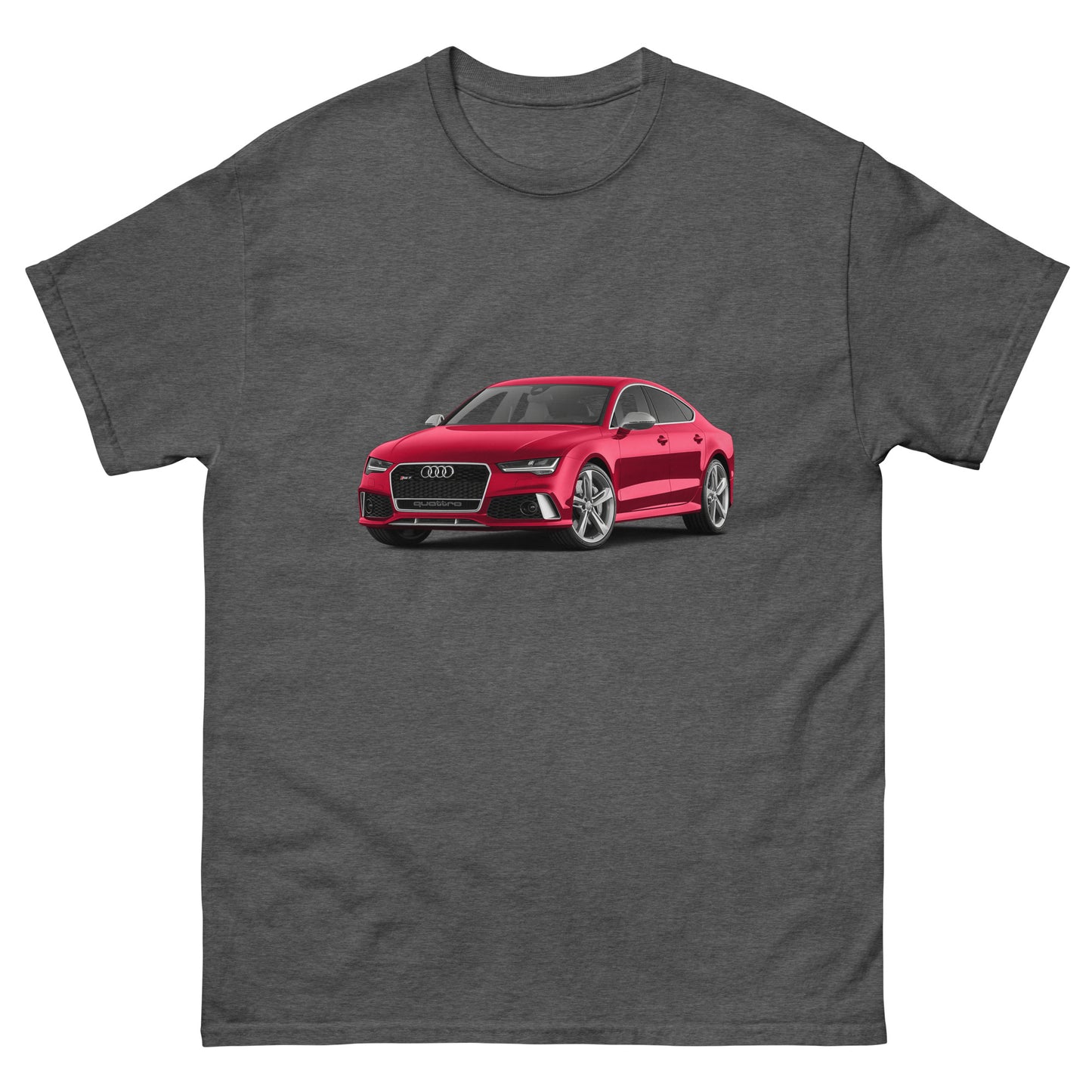 Мъжка класическа тениска RED CAR AUDI