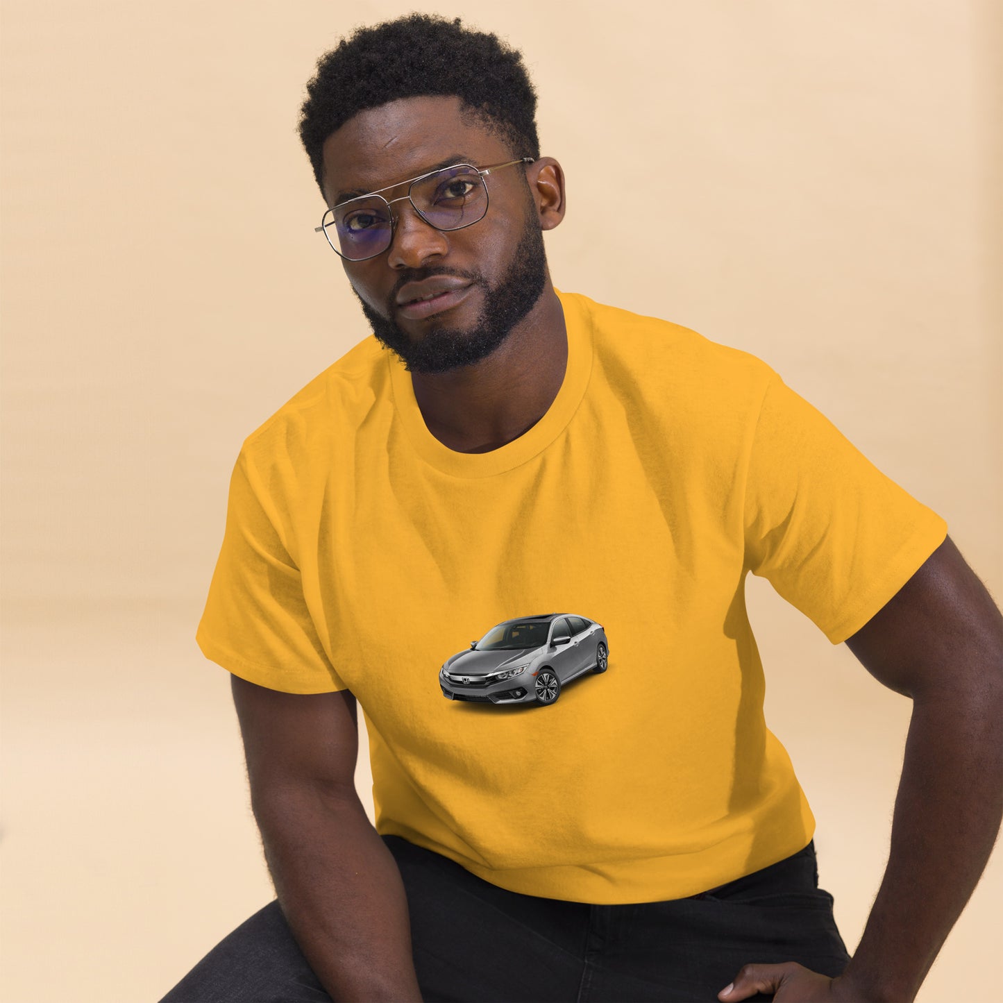 Men's classic tee GREY CAR